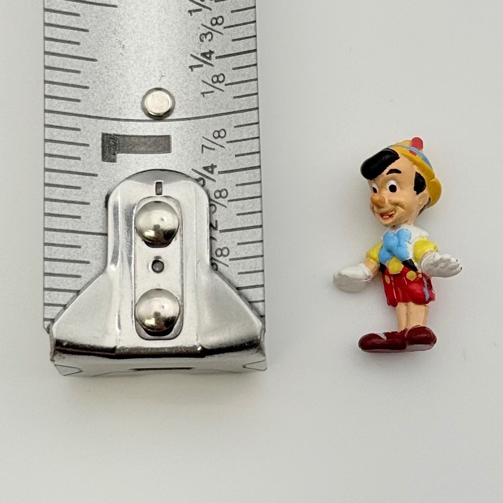 Vintage Disney Pinocchio Polly Pocket Micro 1" Mini Figure PVC Toy Character